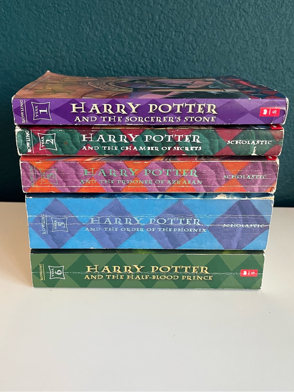 Harry Potter Book Series Collection Books 1,2,3,5,6